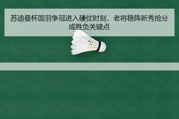 苏迪曼杯国羽争冠进入硬仗时刻，老将稳阵新秀抢分成胜负关键点